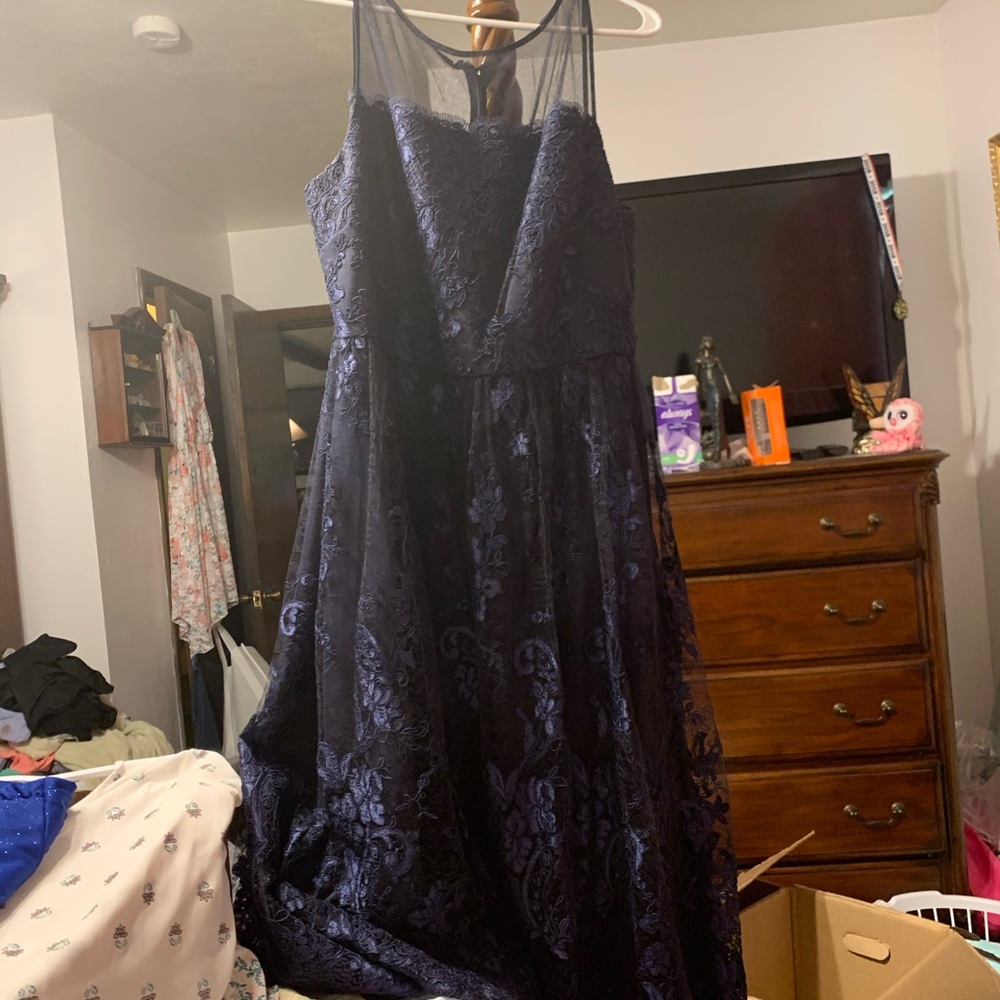 Royal blue prom dress